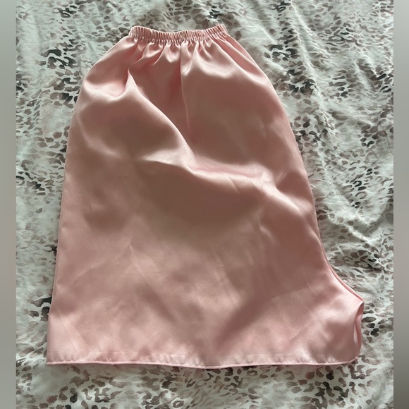 New satin pajama, light pink , large size , made in Italy - Picture 3 of 6